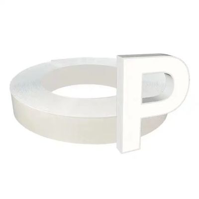 100mm Αλουμινίου Channel Letter Trim Sign Trim Cap Για Επιχειρηματικό Κατάστημα