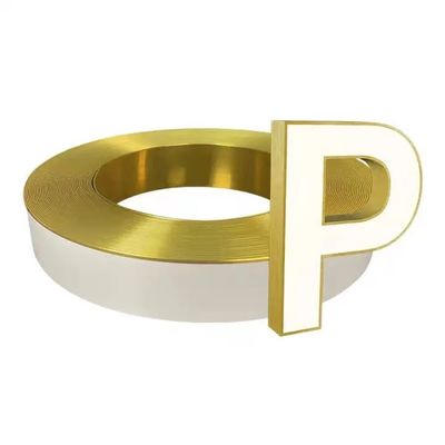 OEM Αλυσίδα Γραμματέας Τρίμ Cap 40mm 50mm πλάτος Channelume υλικό