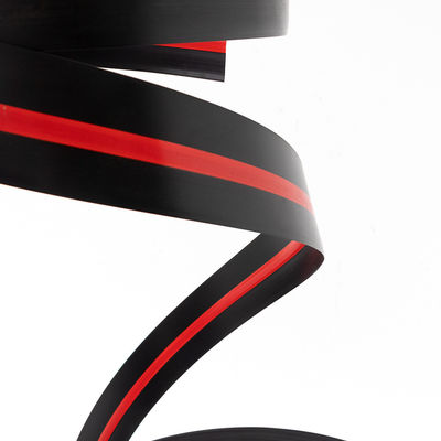 2mm πάχος Αλουμίνιο κυλίνδριο γράμμα περιστροφή Μαύρο Τρίμ Cap για τα σημάδια