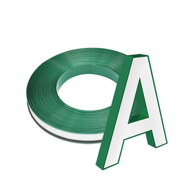 90 mm Wide Trim Cap Signage Channelume Αλουμινίου Coil για το γράμμα κανάλιο