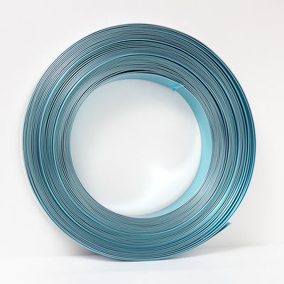 900 χιλιοστά Αλουμινίου Κύκλωμα Επιστολής Κεφάλαιο Μπλε Τριμ Σινιάζ Προσαρμοσμένο