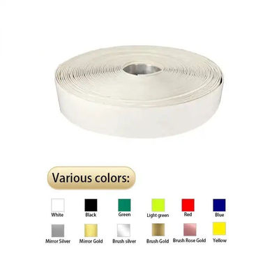 Χεριού λυγισμένο Αλουμίνιο Τριμ Cap 0.33mm καθρέφτης Ασημένιο κανάλι γράμμα Τριμ Cap