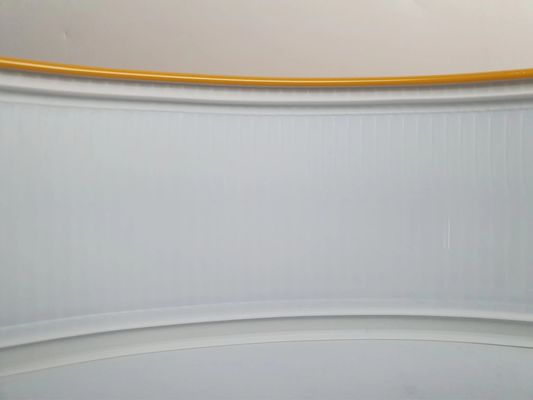 Αλληλογραφία με καπάκι αλουμινίου με πλάτος 70 mm σε κίτρινο αλουμινίου