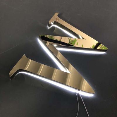 Αξιόπιστα LED γράμματα καναλιού Ακρυλικό σήμα γράμματος καναλιού πίσω φωτισμός