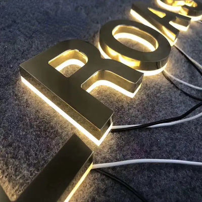 Προσαρμοσμένα σχέδια LED Channel Letters 50000 ώρες Channel Letters Led Signs